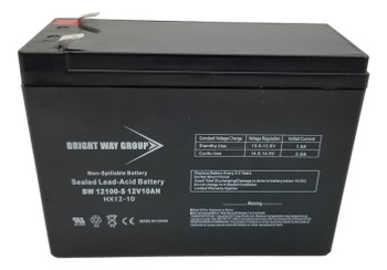 12V 10Ah Scooter Bike Battery Replaces Enduring CB9-12, CB 9-12 Front| Battery Specialist Canada