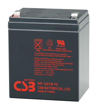 BERBC53 High Rate CSB Battery - 12 Volts 5.1Ah - 21 Watts Per Cell - Terminal F2  - 2 Pack| Battery Specialist Canada