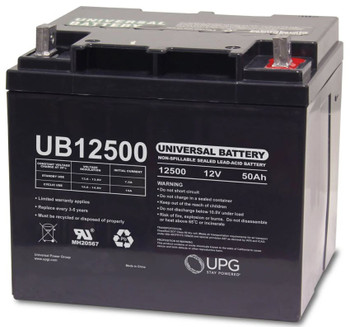 HP R12000 N+X Universal Battery - 12 Volts 50Ah -Terminal T4 - UB12500| batteryspecialist.ca