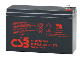12V 6.4Ah - 24 Watts Per Cell - F2 F1 Terminal - CSB Battery - HR1224WF2F1 | Battery Specialist Canada