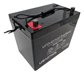 Orthofab Lifestyles Fortress Wheelchairs 655 760 12V 75Ah Battery| batteryspecialist.ca