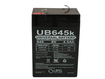 Chloride 9F4Y 6V 4.5Ah Emergency Light Battery Front View | Battery Specialist Canada
