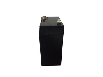 SigmasTek k SP6-4.5 SP6-5 SPM6-5 6V 4.5Ah Sealed Lead Acid Battery Side View | Battery Specialist Canada
