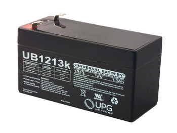 B&B BP1.2-12 (3.82 x 1.77 x 2.32) 12V 1.3Ah UPS Battery Profile View | Battery Specialist Canada
