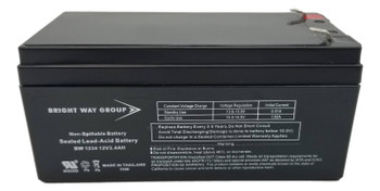 Unikor VT1203 12V 3.4Ah Sealed Lead Acid Battery Front| Battery Specialist Canada