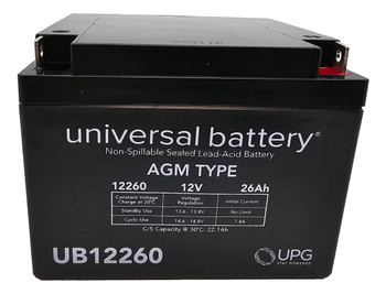 Portalac PE2012 12V 26Ah Emergency Light Battery| batteryspecialist.ca