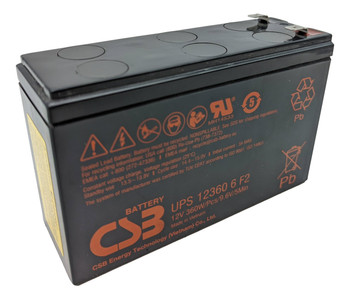 UPS123606F2 - CSB Battery - Terminal F2 - 12 Volt 7Ah  | Battery Specialist Canada