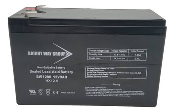BW1290 - 12 Volts 9Ah -Terminal F2 - SLA/AGM Battery | Battery Specialist Canada