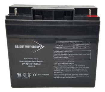 BW12180 - 12 Volts 18Ah -Terminal Nut & Bolt - SLA/AGM Battery - HX12-18 | Battery Specialist Canada
