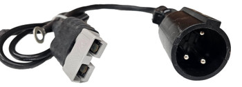Club Car 48 Volt Golf Cart Charger Plug with SB50 Grey Connector | Battery Specialist Canada