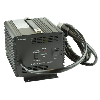 JAC1548H - 48 Volts 15 Amp Schauer Automatic Battery Charger EZGO TXT with Notch Plug | Battery Specialist Canada