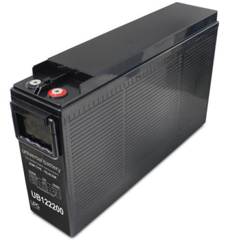 UB122200 - 12 Volts 220Ah SLA/AGM Battery - Telecom Case - Terminal Internal Threads