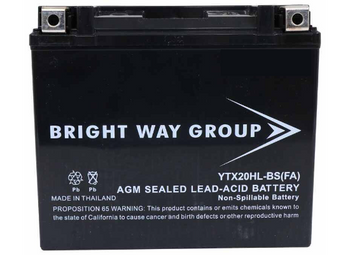 Power Sport Sealed AGM - YTX20HL-BS - 12-Volts 18-Amp Hrs | Battery Specialist Canada
