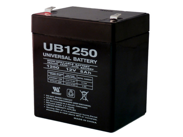 12 Volts 5Ah -Terminal F1 - SLA/AGM Battery - UB1250| Battery Specialist Canada