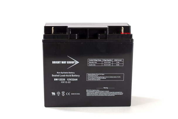 12V 22Ah UPS Battery Replaces 20Ah Kung Long WP20-12| Battery Specialist Canada