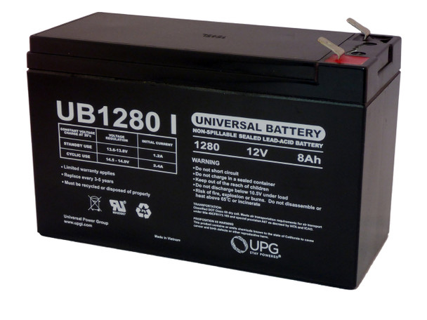 12V 8Ah Fire Alarm Control Panel Battery Replaces 7Ah Radionics D126| Battery Specialist Canada