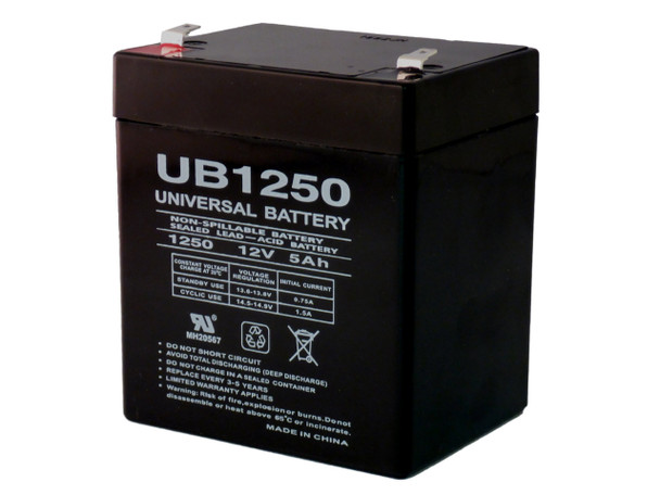 12V 5AH Sealed Lead Acid Battery Replaces UB1245 Ademco Alarm Belkin UPS| Battery Specialist Canada