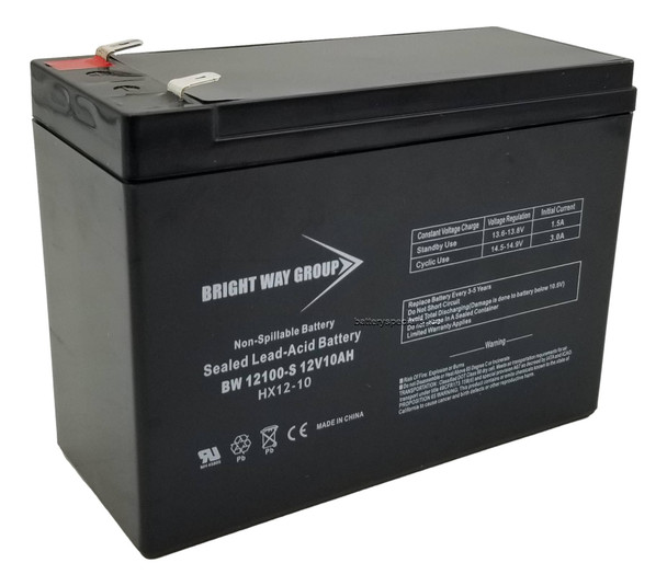 12V 10Ah BATTERY SP12-10 T2 SIGMA .250 FASTON TERMINALS REPLACEMENT| Battery Specialist Canada