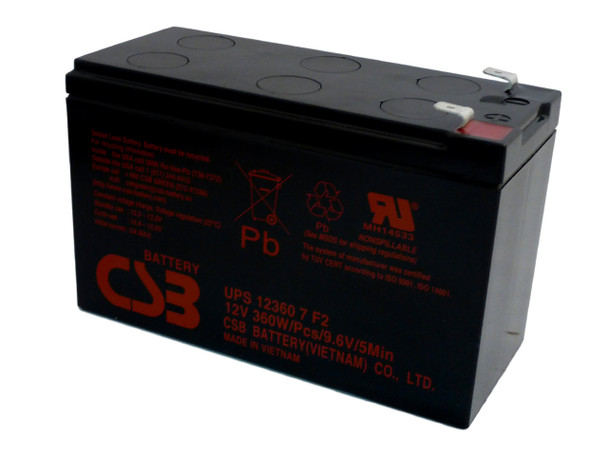 OL6000RT3UTF UPS CSB Battery - 12 Volts 7.5Ah - 60 Watts Per Cell - Terminal F2 - UPS123607F2| Battery Specialist Canada