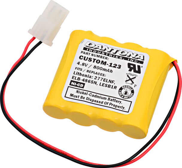 Lithonia - 277ELNF - NiCd Battery - 4.8V - 800mAh | Battery Specialist Canada