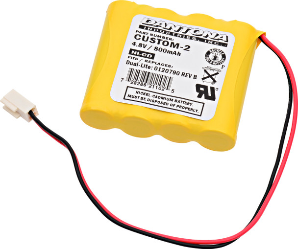 NABC - 721259000 - NiCd Battery - 4.8V - 800mAh | Battery Specialist Canada