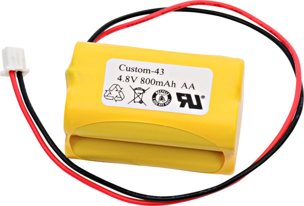 Simkar - 6600012 - NiCd Battery - 4.8V - 800mAh | Battery Specialist Canada