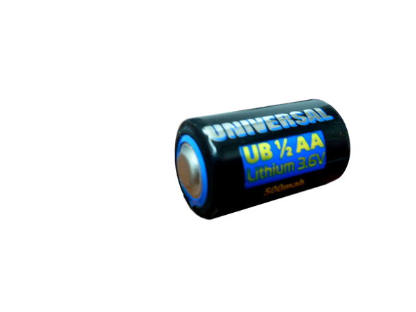 Universal 1/2 AA - 3.6V Lithium Cell - 500 mAh | Battery Specialist Canada