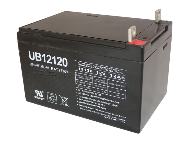 12 Volts 12Ah -Terminal Nut & Bolt - SLA/AGM Battery - UB12120 | Battery Specialist Canada