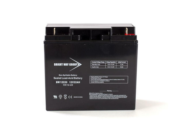 Maquet-stierlen 113203 ALPHA STAR - Battery Replacement - 12V 22Ah| Battery Specialist Canada