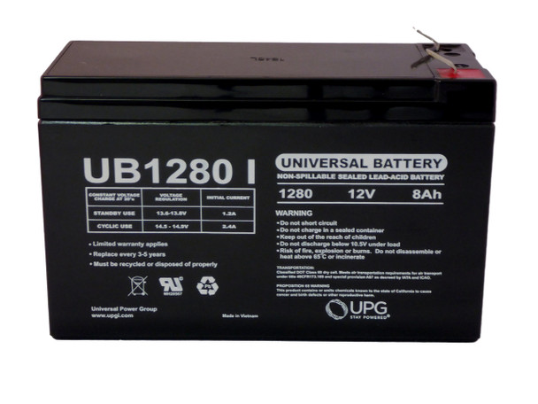 Ultra RCD-UPS2000D 12V 8Ah UPS Battery Front | Battery Specialist Canada