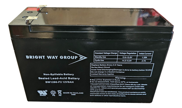 Potter Electric PFC-5002 12V 9Ah Alarm Battery | Battery Specialist Canada