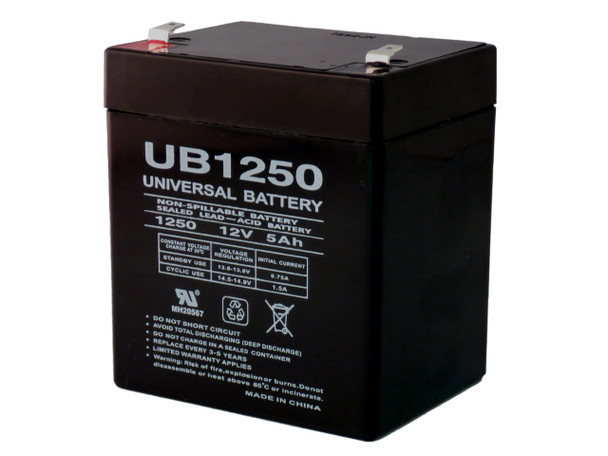 Jeron Electronic Systems EC-610 Nurse Call 12V 5Ah Medical Battery | Battery Specialist Canada
