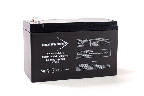 BW1270 - 12 Volts 7Ah -Terminal F2 - SLA/AGM Battery | Battery Specialist Canada