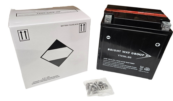 YTX30L-BS Dry Charged AGM Battery - 12 Volts 30 Amp Hrs | Battery Specialist Canada