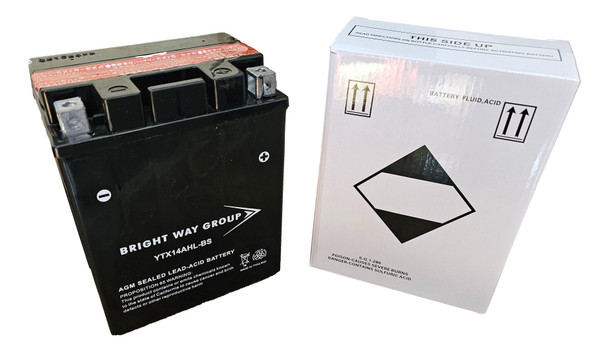 Power Sport Dry Charge AGM - YTX14AHL-BS - 12-Volts 12-Amp Hrs | Battery Specialist Canada