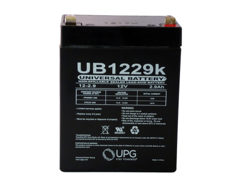 12V 4Ah Battery, UB1240-F1 Universal SLA Alarm Battery