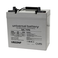 UB-22NF - 12 Volts 55Ah - Terminal Z1 - Gel Battery | Battery Specialist Canada