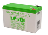 LFP12120 - 12.8V 12Ah LiFePO4 Lithium Battery Angle | batteryspecialist.ca