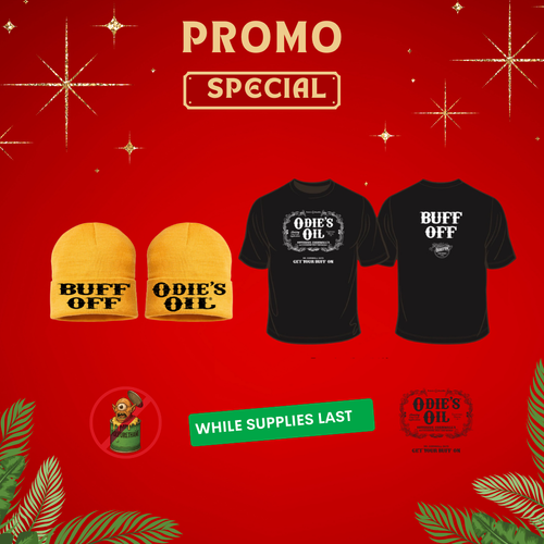 FREE Odie's Gift, includes: one Odie's T-Shirt & beanie. Available only with minimum spend of $199+! While Supplies Last!