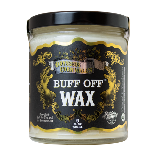 Odysseus Cornwall's BUFF OFF Wax 9 oz! For Automotive. Aviation. Marine. FREE SHIPPING. 