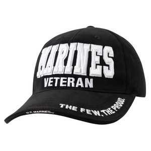 Marines Deluxe Low Profile Military Branch Veteran Cap