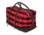 Red Plaid Extended Weekender Bag