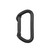 Black D Climbing Carabiner