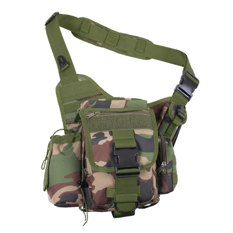 Advanced Tactical Crossbody Bag - Woodland Camo