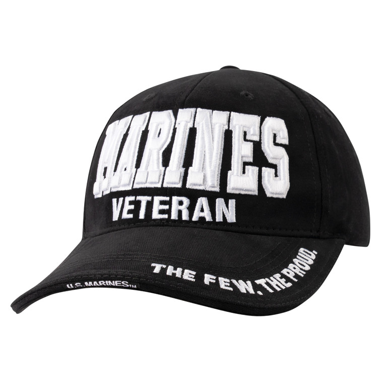 Marines Deluxe Low Profile Military Branch Veteran Cap