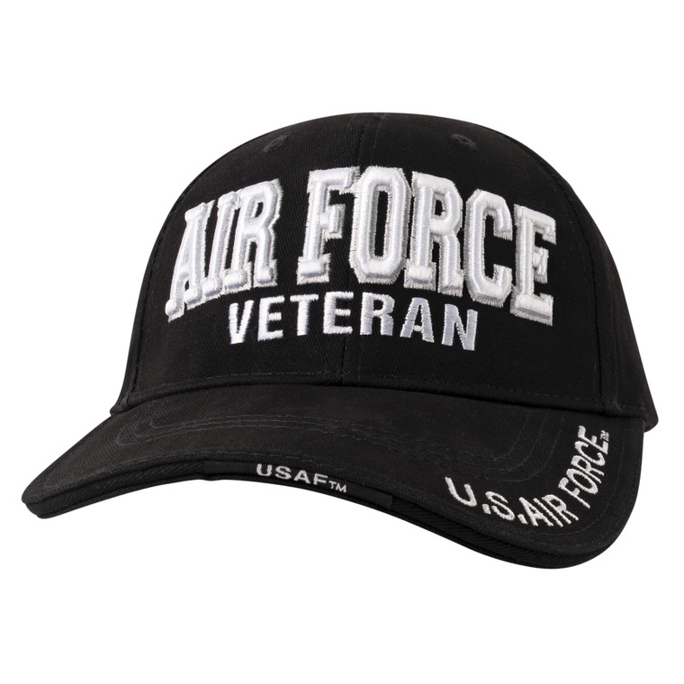 Air Force Deluxe Low Profile Military Branch Veteran Cap