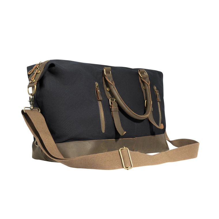 Black Extended Weekender Bag