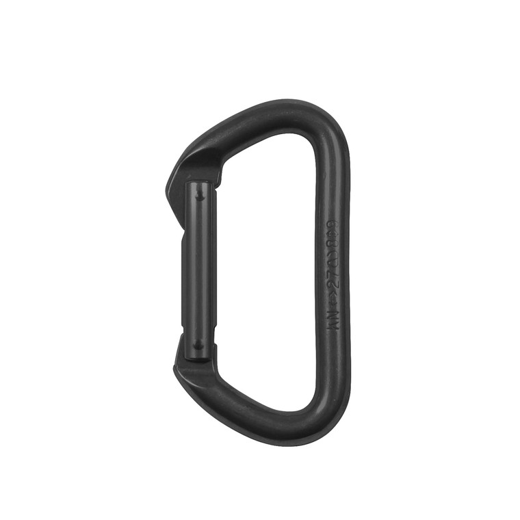 Black D Climbing Carabiner