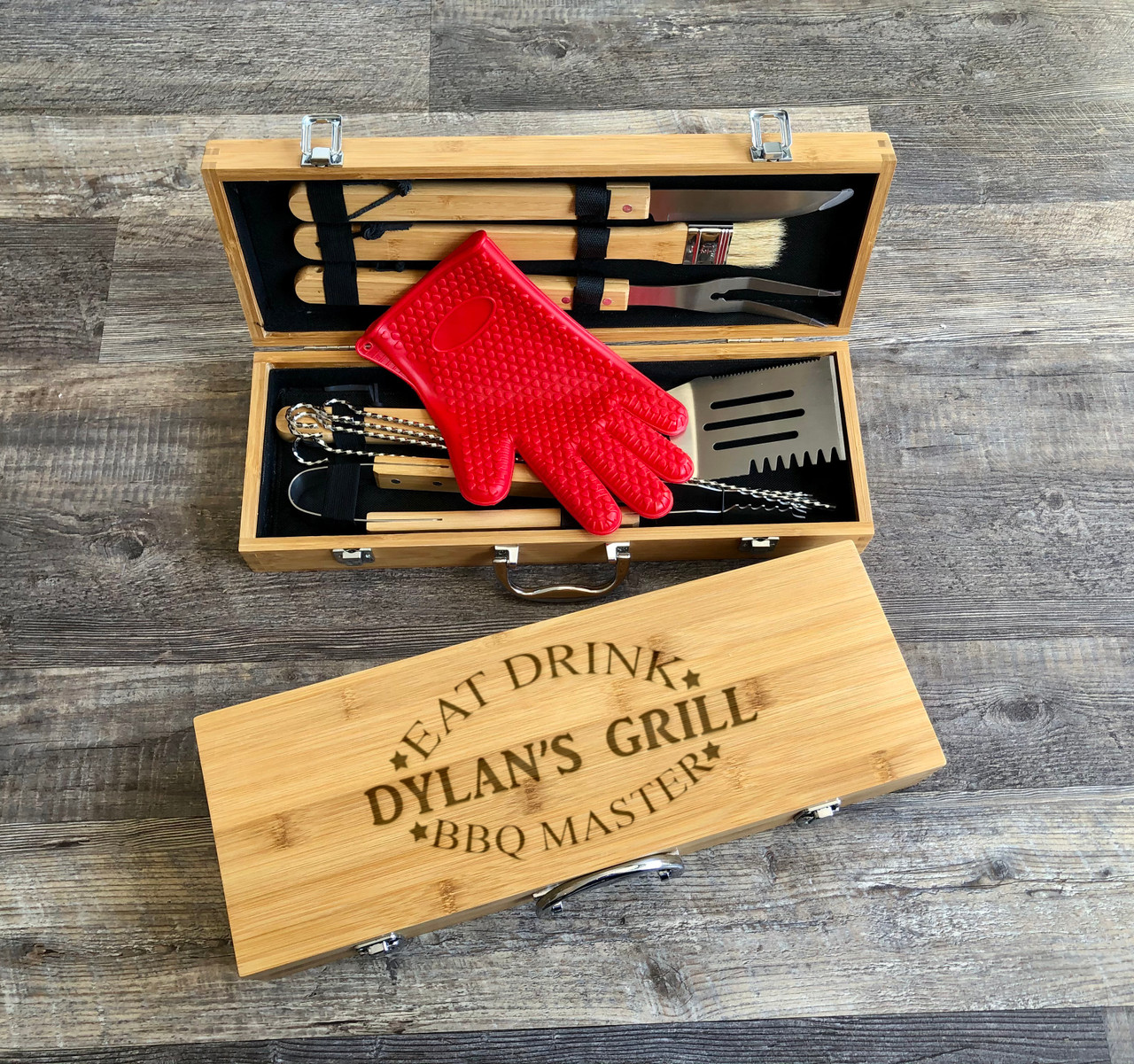 Bourbon & BBQ Grill Set Gift Box