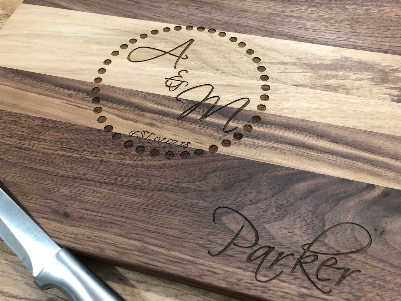 Her Kitchen Wood Cutting Board - Chic Makings